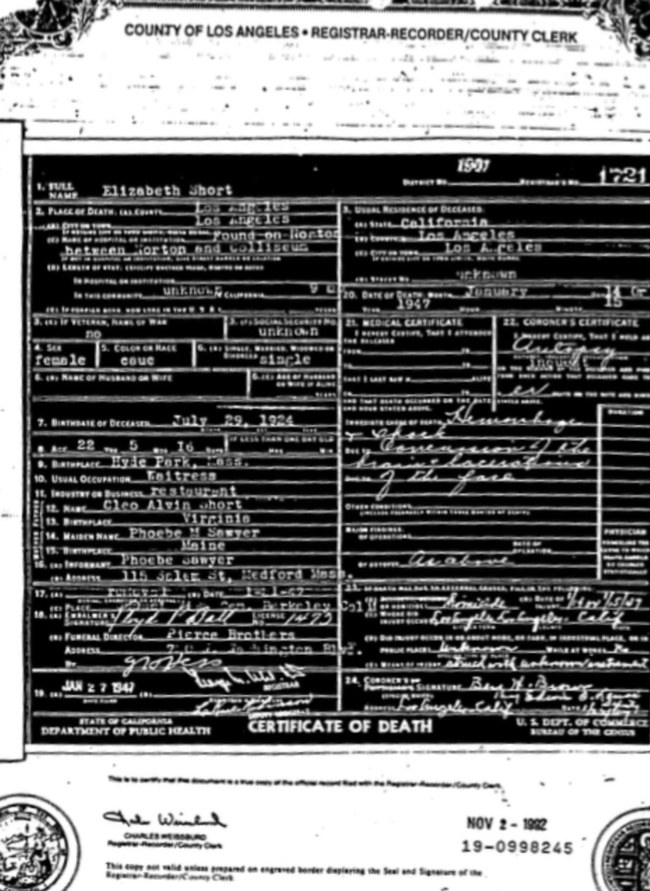 Elizabeth-Short-Death-Certificate