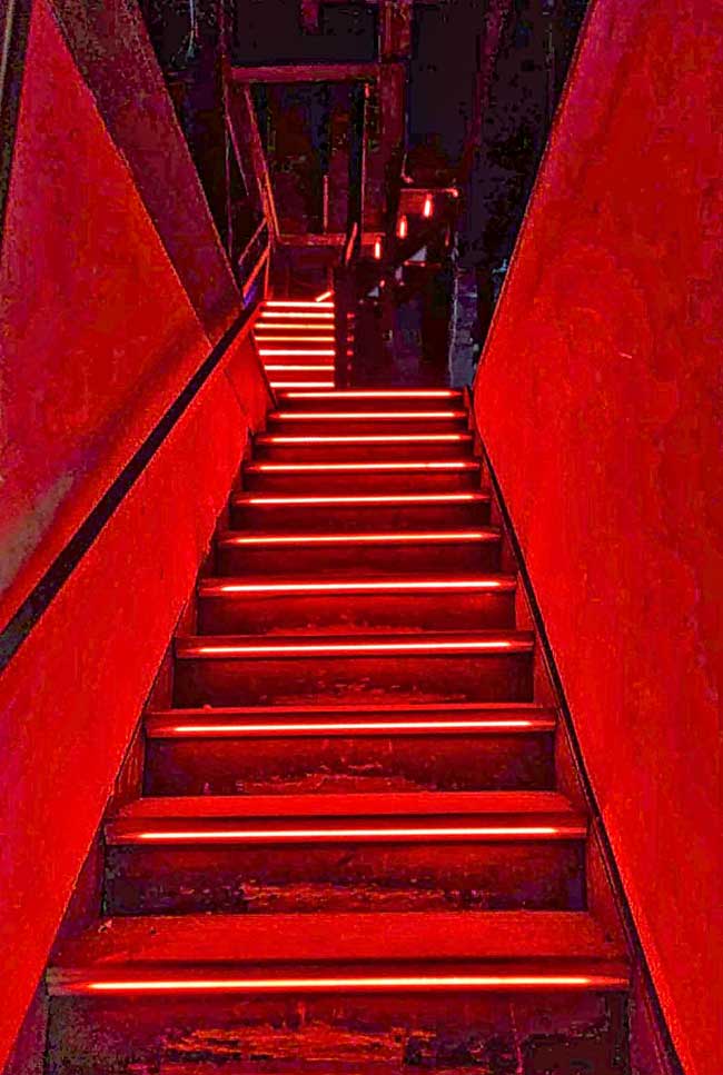 Redlit-stairwell-to-attic